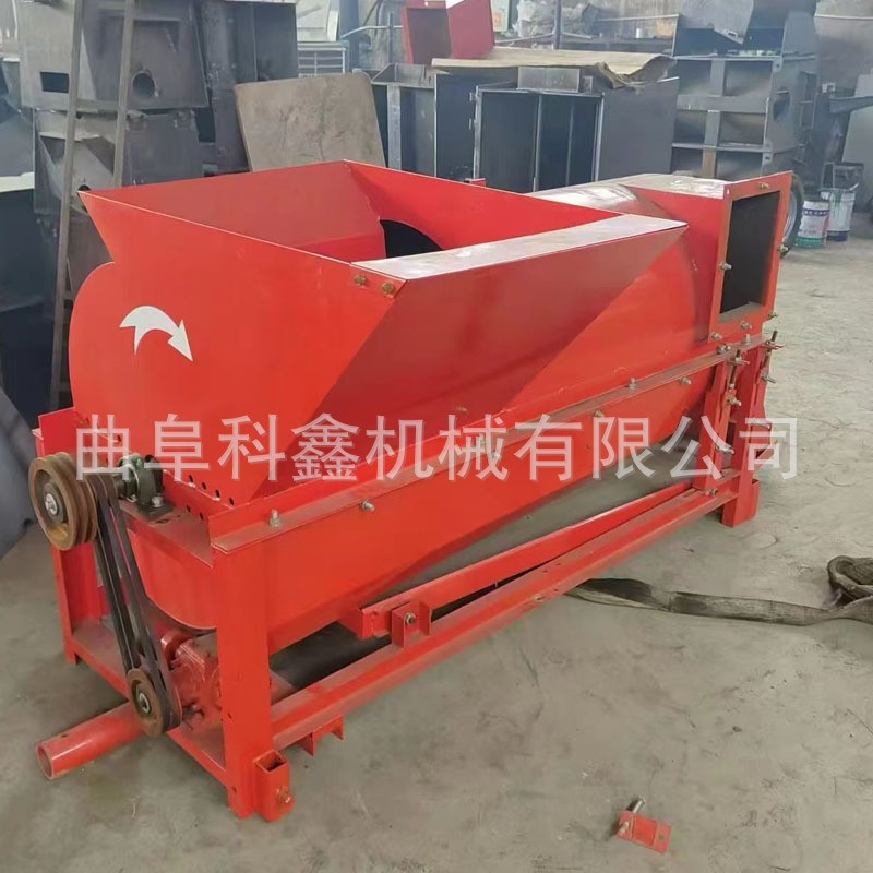 新款花生秧除膜粉碎機15千瓦電機帶多功能果子秧篩土去膜機科鑫