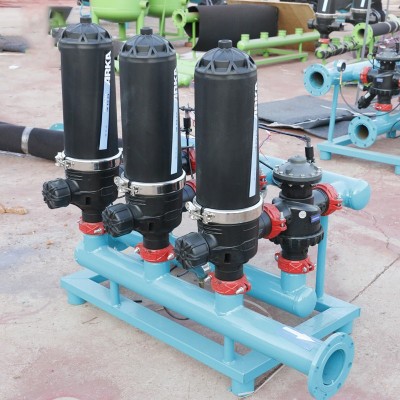 全自動(dòng)農(nóng)業(yè)灌溉反沖洗疊片過(guò)濾器農(nóng)用園林碟片式過(guò)濾器