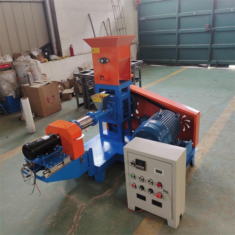 多功能家用220v狗糧機貓糧制作機 寵物飼料膨化機 水產漂浮魚糧機