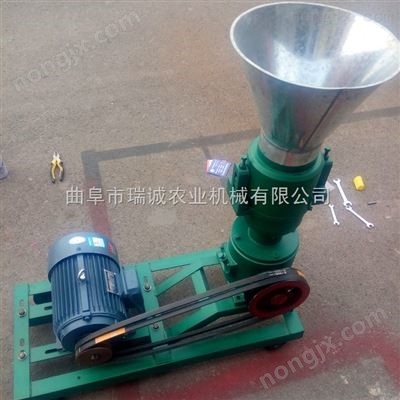 家用小型飼料顆粒機(jī) 牛羊秸稈顆粒飼料機(jī)平模 飼料機(jī)廠家