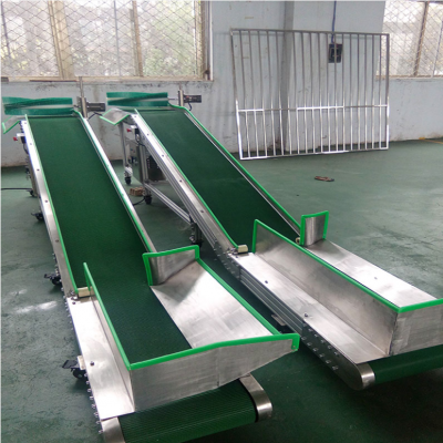 不銹鋼皮帶輸送機(jī) 爬坡密封帶式提升機(jī) 食品醫(yī)藥化工專(zhuān)用 耐高溫腐蝕