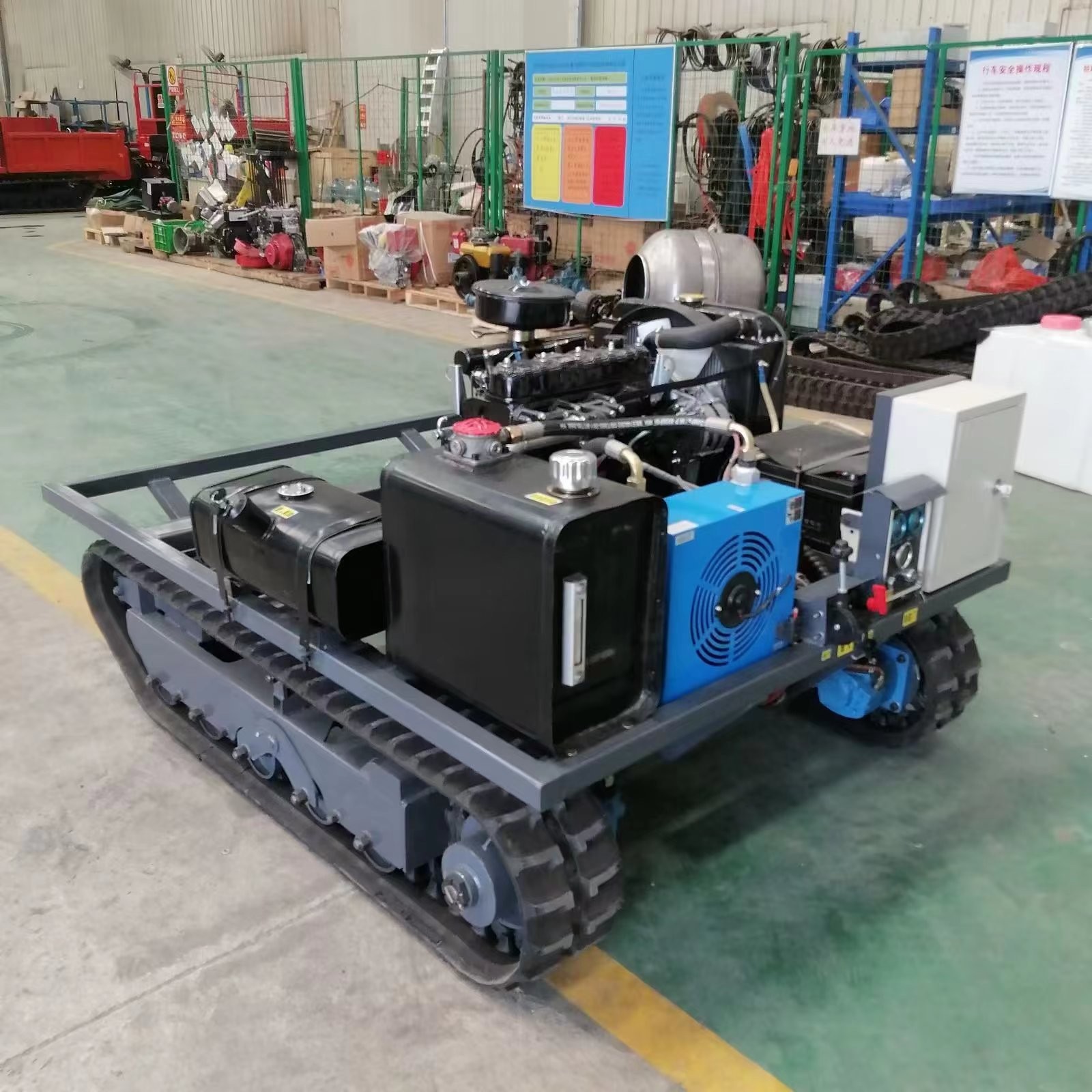 無線遙控履帶底盤 電動(dòng)液壓底盤總成 清淤機(jī)器人底盤 操作簡(jiǎn)單