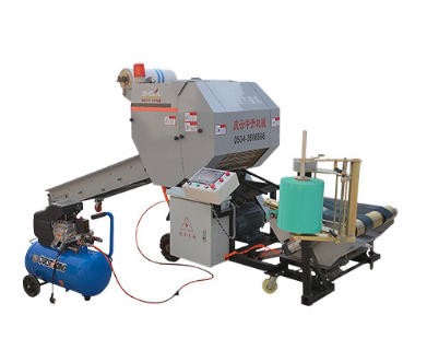 50型圓草捆打捆包膜一體機