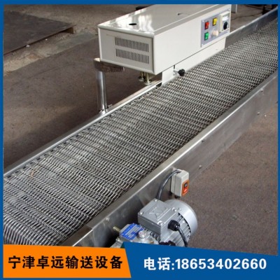 不銹鋼網帶輸送機 食品流水線 寧津卓遠輸送設備歡迎訂購 1臺